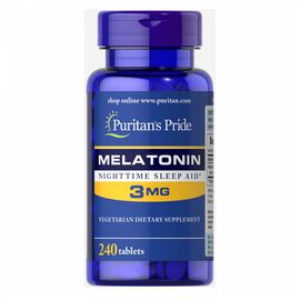 Купить Мелатонин (Melatonin) 3mg-240 tabs - Puritans Pride, фото , характеристики, отзывы