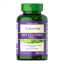 Купить Soy Lecithin 1200 mg - 100 softgels, фото , характеристики, отзывы