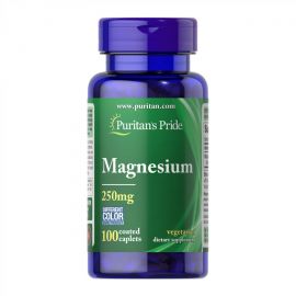 Купить Магний ( Magnesium ) 250mg - 200 caps - Puritans Pride, фото , характеристики, отзывы