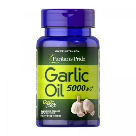 Купить Масло чесночное ( Garlic Oil ) 5000mg - 100 caps - Puritans Pride, фото , характеристики, отзывы