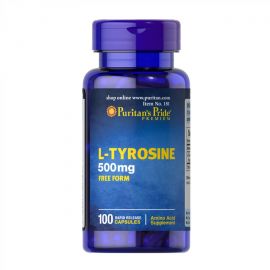 Купить L-Tyrosine 500 mg - 100 caps, фото , характеристики, отзывы
