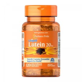 Купить Лютеин с Зеаксантином (Lutein 20 mg with Zeaxanthin) - 60 softgels - Puritans Pride, фото , характеристики, отзывы