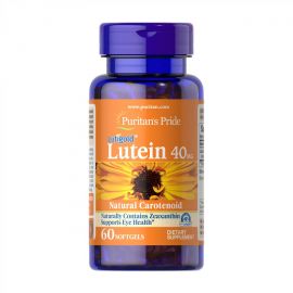 Купить Лютеин с Зеаксантином (Lutein 40 mg with Zeaxanthin) - 60 softgels - Puritans Pride, фото , характеристики, отзывы