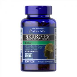 Купить Нейро-PS (фосфатидилсерин) (Neuro PS 100mg - 60 softgels - Puritans Pride, фото , характеристики, отзывы