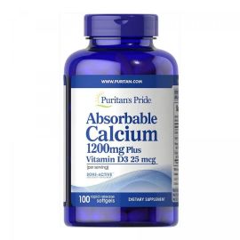 Купить Absorbable Calcium - 100 softgels, фото , характеристики, отзывы