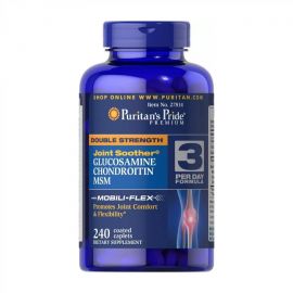 Купить Glucosamine Chondroitin MSM Double Strength - 240 caps, фото , характеристики, отзывы