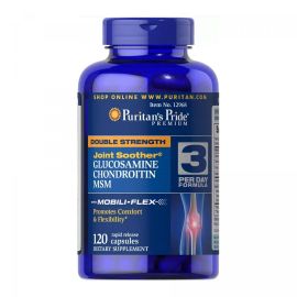 Купить Double Strength Glucosamine, Chondroitin & MSM Joint Soother® - 120 caps, фото , характеристики, отзывы