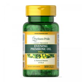 Купить Evening Primrose Oil 500 mg with GLA - 100 Softgels (Повреждена крышка), фото , характеристики, отзывы