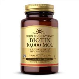 Купить Biotin 10,000mcg - 60 vcaps, фото , характеристики, отзывы