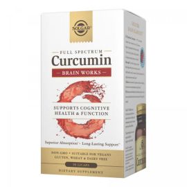 Купить Full Spectrum Curcumin Brain Works - 90 Licaps (До 02.25), фото , характеристики, отзывы
