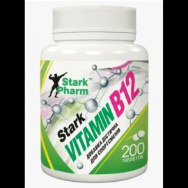 Купить Витамин В12 (Stark Vitamin B12) 50 mg - 200 tabs - Stark Pharm, фото , характеристики, отзывы