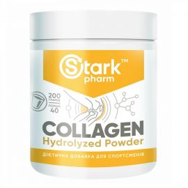 Придбати Гідролізований колаген (Collagen Hydrolyzed Powder) - 200g - Stark Pharm, image , характеристики, відгуки