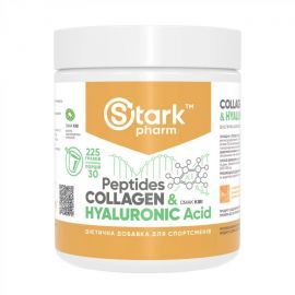Придбати Пептиди колагену,Collagen Peptides & Hyaluronic Acid - 225g Kiwi (Ківі)  - Stark Pharm, image , характеристики, відгуки