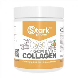 Купить Хондропротектор, Stark GCM Collagen+Vitamin C - 300g Qiwi Pinapple ( Ананас + киви ) - Stark Pharm, фото , характеристики, отзывы