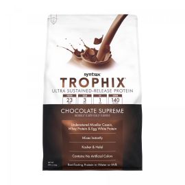 Купить Комплексный протеин (Trophix) - 2270g Chocolate Supreme (Шоколад) - Syntrax, фото , характеристики, отзывы