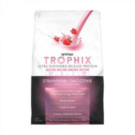 Купить Комплексный протеин (Trophix)  - 2270g Strawberry Клубника) - Syntrax, фото , характеристики, отзывы