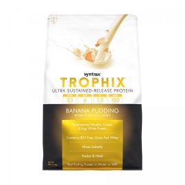 Купить Комплексный протеин (Trophix) - 2270g Banana Pudding (Банановый пудинг) - Syntrax, фото , характеристики, отзывы