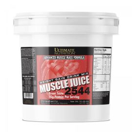 Купить Высококалорийный гейнер (Muscle Juice 2544) - 6000g Strawberry (Клубника) - Ultimate Nutrition, фото , характеристики, отзывы