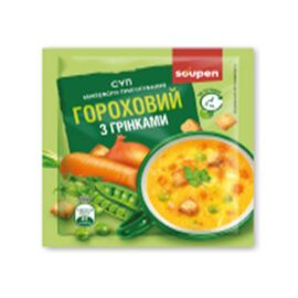 Купить Суп миттєвого приготування - 30x20g Гороховий з грінками, фото , характеристики, отзывы