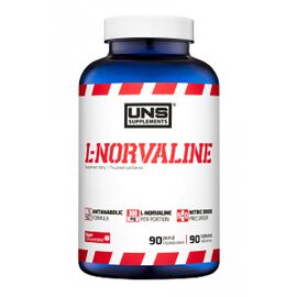 Аминокислота для спорта L-NORVALINE - 90 tabs - UNS, фото 
