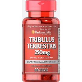 Купить - Комплекс для усиления Потенции и Либидо Tribulus Terrestris 250 mg - 90 caps - Puritans Pride, фото , характеристики, отзывы