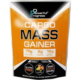 Купить - Сывороточный протеин Carbo Mass Gainer - 4000g Strawberry (Клубника) - Powerful Progress, фото , характеристики, отзывы