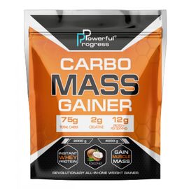 Купить - Сывороточный протеин Carbo Mass Gainer - 2000g Coconut (Кокос) - Powerful Progress, фото , характеристики, отзывы