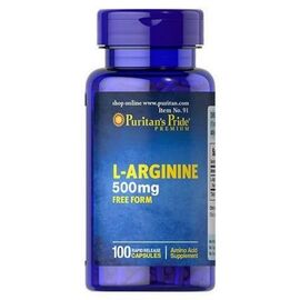 Придбати L-Arginine 500mg - 100caps, image , характеристики, відгуки