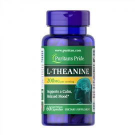 Купить L-Theanine 200 mg - 60 caps, фото , характеристики, отзывы