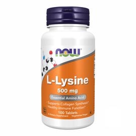 Купить Лизин (LYSINE) 500mg - 100 tabs - Now Foods, фото , характеристики, отзывы