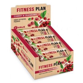 Купить Fitness Plan Muesli Bar - 30x30g Cherry Cranberry, фото , характеристики, отзывы