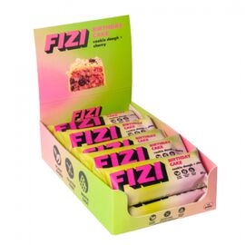 Купить Протеиновые батончики (FIZI Protein Bar Box) - 10x45g Cookie Dough + Chery (Печенье+вишня) - FIZI, фото , характеристики, отзывы