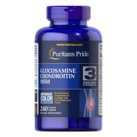 Купить Glucosamine Chondroitin MSM Double Strength - 240 Caplets, фото , характеристики, отзывы