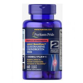 Придбати Glucosamine Chondroitin MSM Triple Strength - 60 caplets, image , характеристики, відгуки