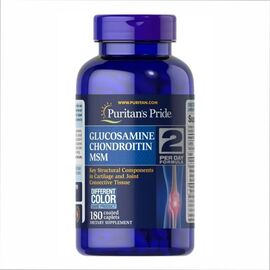 Придбати Glucosamine Chondroitin MSM Triple Strength - 180tabs, image , характеристики, відгуки