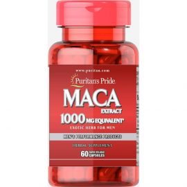 Купить Мака (Maca) 1000 mg Exotic Herb for Men - 60 caps - Puritans Pride, фото , характеристики, отзывы