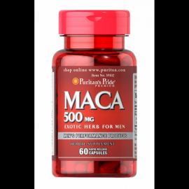 Купить Мака (Maca) 500mg - 60caps - Puritan's Pride, фото , характеристики, отзывы