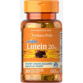 Купить Лютеин (Lutein) 20mg-30softgels - Puritans Pride, фото , характеристики, отзывы