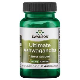 Купить - Ultimate Ashwagandha 250 mg - 60veg caps, фото , характеристики, отзывы