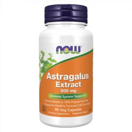 Купить Астрагал Экстракт ( Astragalus Extract)  500mg - 90vcaps - NOW FOODS, фото , характеристики, отзывы