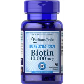 Придбати Biotin 10000mcg - 100caps, image , характеристики, відгуки