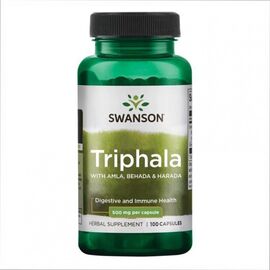 Купить Трифала (Triphala) 500 мг - 100caps - Swanson, фото , характеристики, отзывы
