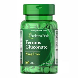 Придбати Ferrous Gluconate (28 mg Iron ) - 100 Tablets, image , характеристики, відгуки