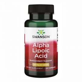 Придбати Альфа-ліпоєва кислота (Alpha Lipoic Acid)  100 mg - 120caps - Swanson, image , характеристики, відгуки