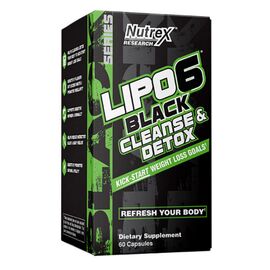 Придбати Lipo-6 Black Cleanse Detox - 60ct, image , характеристики, відгуки