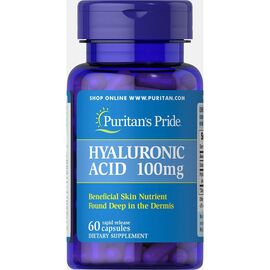 Придбати Hyaluronic Acid 100 mg - 60 caps, image , характеристики, відгуки