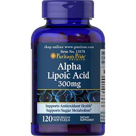 Придбати Alpha Lipoic Acid 300mg - 60caps, image , характеристики, відгуки