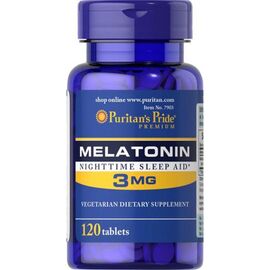 Купить Melatonin 3mg - 120 tab, фото , характеристики, отзывы