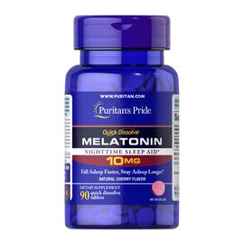 Купить Quick Dissolve Melatonin 10 mg Cherry Flavor - 90 Tablets, фото , характеристики, отзывы