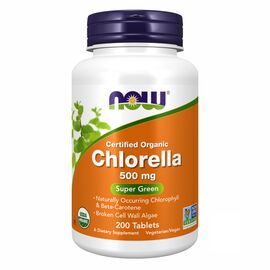 Купить Organic Chlorella 500mg  - 200 tabs, фото , характеристики, отзывы